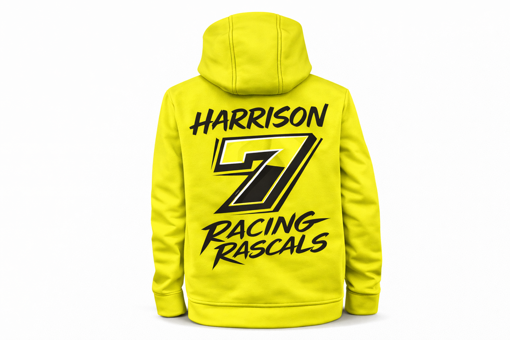 Custom Kids Hooded Soft Shell Coat – Personalised Motorsport.