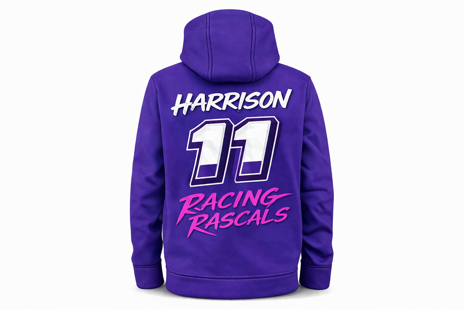 Custom Kids Hooded Soft Shell Coat – Personalised Motorsport.