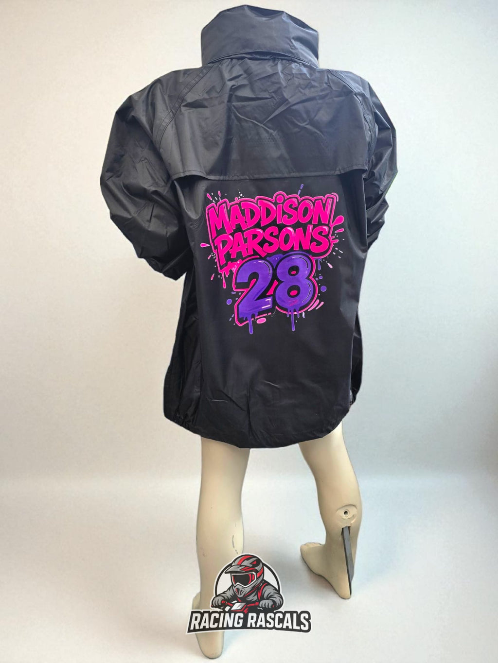 Custom Kids Lightweight Waterproof Over Jacket
