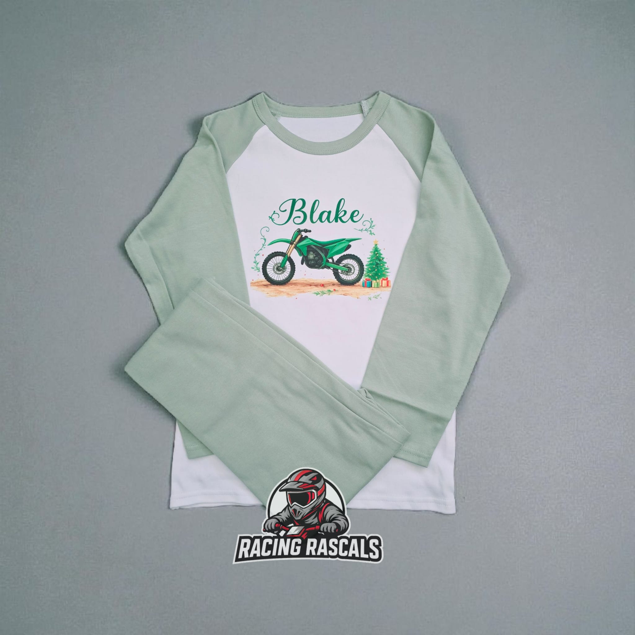 Custom Kids Motorsport Pyjamas – Personalised Racing Nightwear