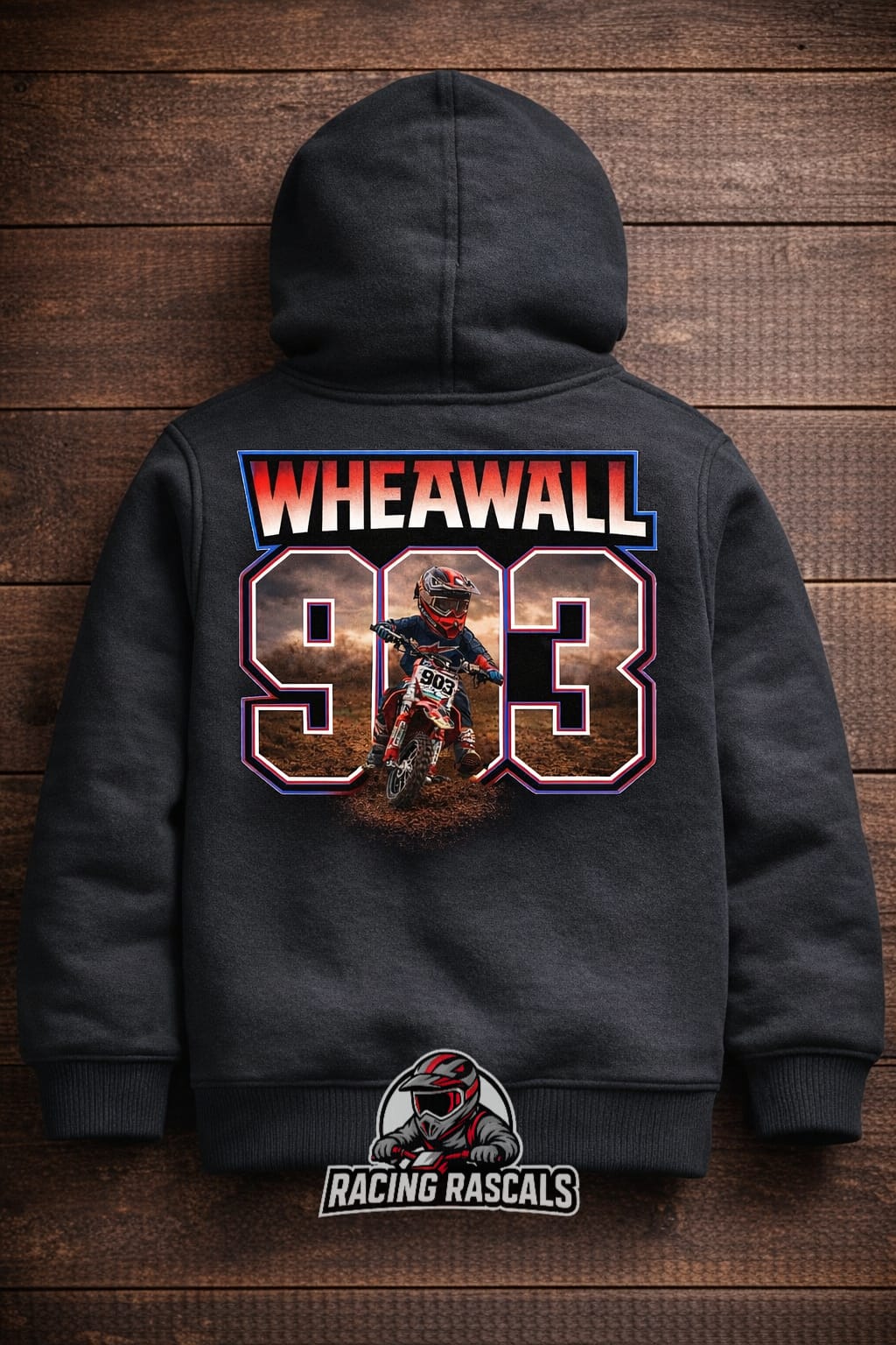 Custom Kids Photo Racing Hoodie – Bespoke Motorsport Design