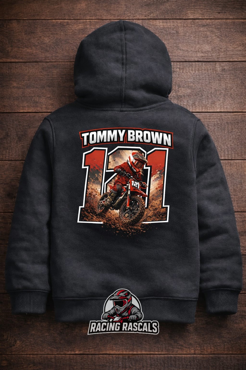 Custom Kids Photo Racing Hoodie – Bespoke Motorsport Design