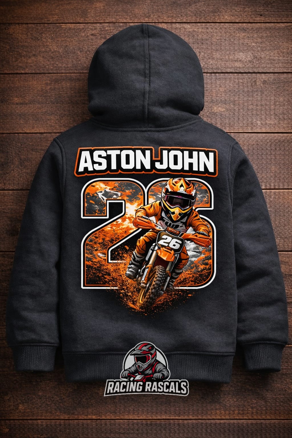 Custom Kids Photo Racing Hoodie – Bespoke Motorsport Design