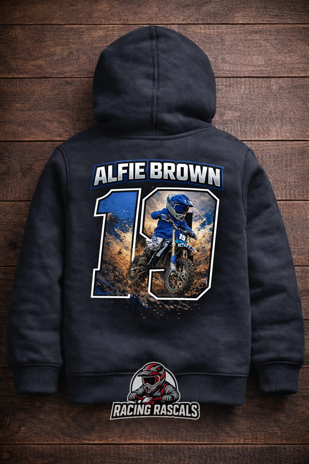 Custom Kids Photo Racing Hoodie – Bespoke Motorsport Design