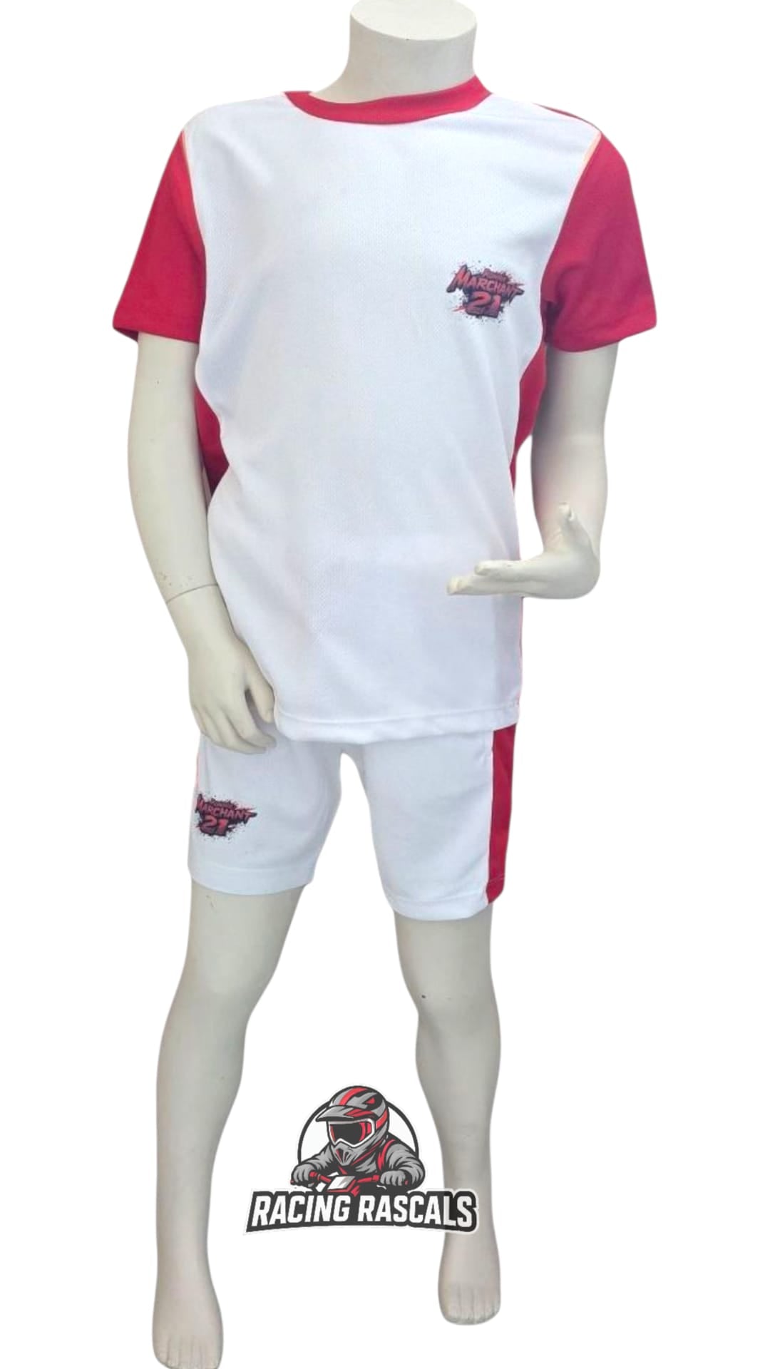 Custom Kids Racing T-Shirt & Shorts Set