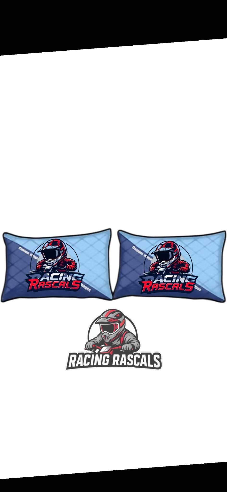 Custom Racing Rascals Pillowcase – Personalised Motorsport Design