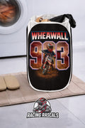 Custom Motorsport Pop-Up Wash Basket – Personalised Rider Name & Number