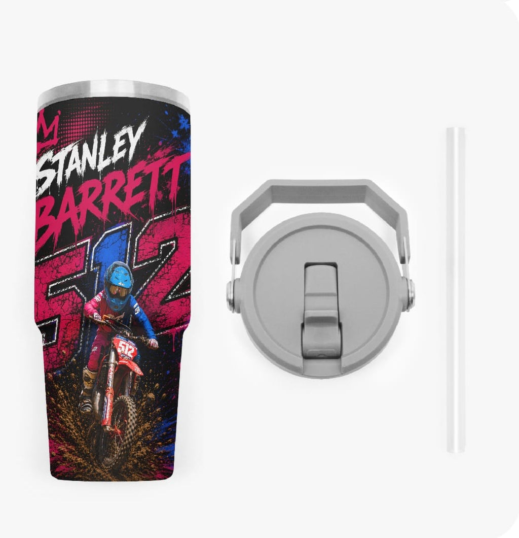 Custom Kids Racing Tumbler – Personalised Motorsport Design