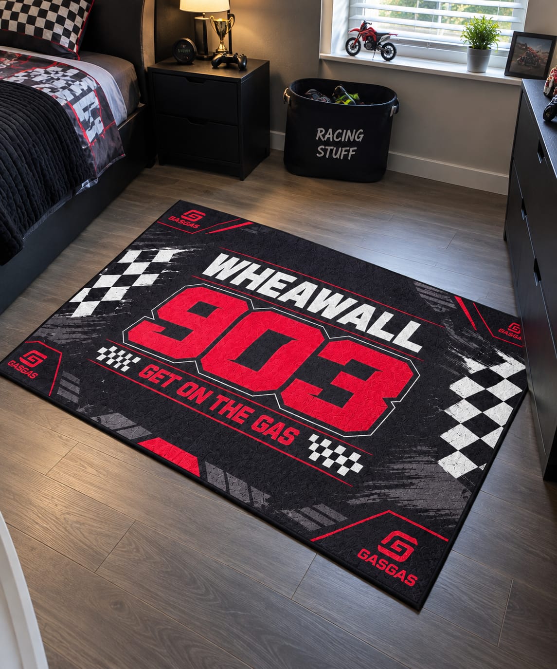 Personalised Motorsport Rug – Fully Customisable | Racing Rascals