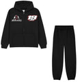 Custom Kids Cotton Tracksuit – Personalised Motorsport Full Zip Hoodie & Joggers.
