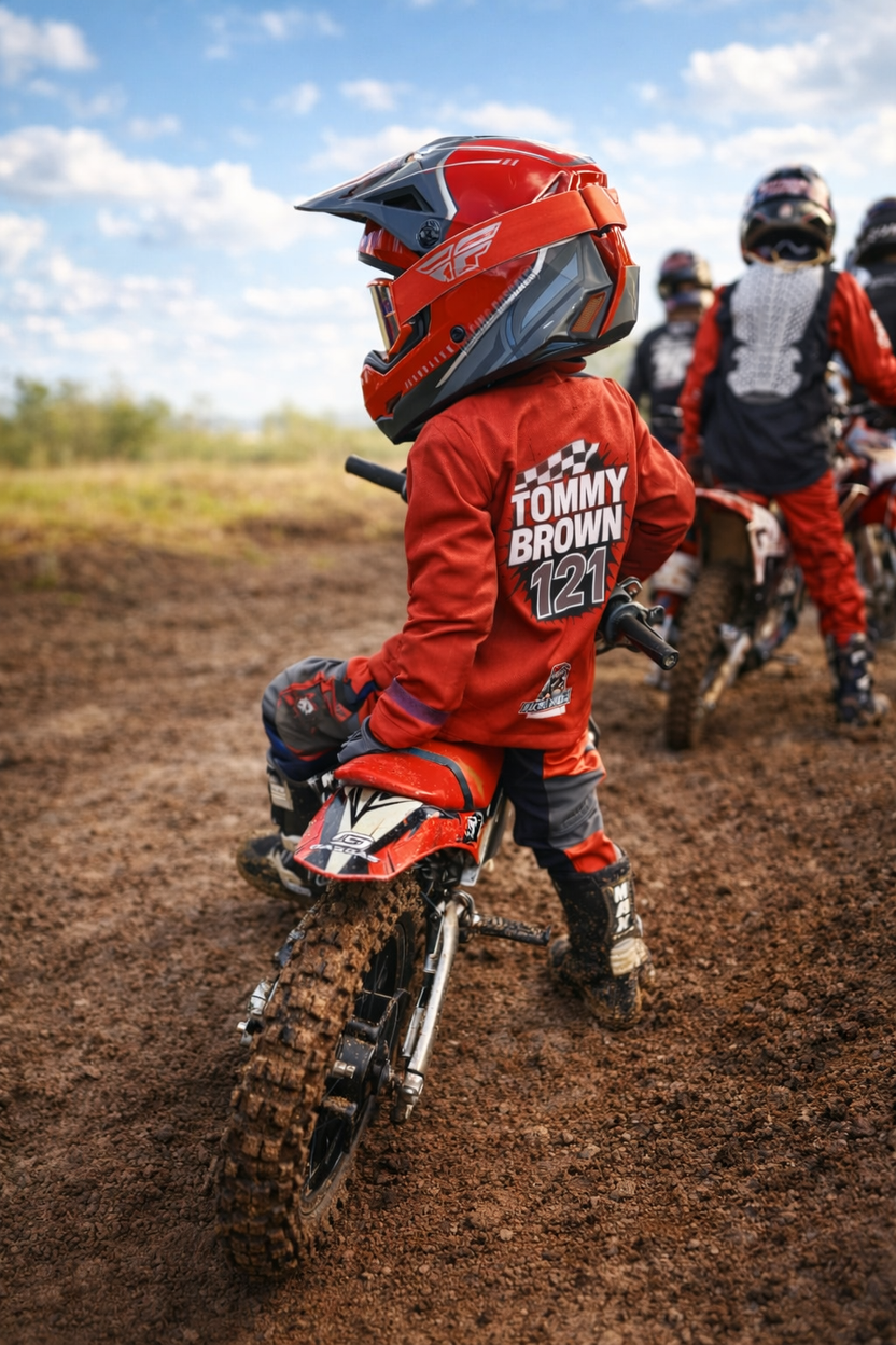 Personalised Kids Motorcycle Racing Clothing & Gear | Racing Rascals ...